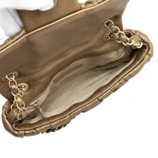 Chanel Bubble Quilt Matelass W Chain 2Way Flap Crossbody L 3