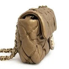 Chanel Bubble Quilt Matelass W Chain 2Way Flap Crossbody L 4
