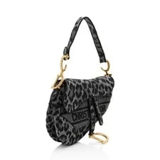 Dior Leopard Medium Saddle 2