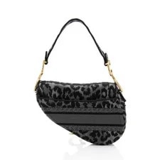 Dior Leopard Medium Saddle 3