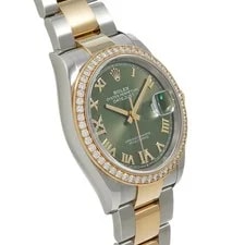 Rolex Datejust 126283RBR 36mm Stainless Steel Green #WW505 3