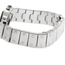 Cartier Santos Octagon SM 24mm SS White Dial Automatic #C282 4