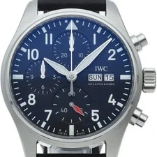 IWC — IWC Pilot's Chronograph 41 IW388111 Stainless Steel / Leather mensWatc... — Watch — resale