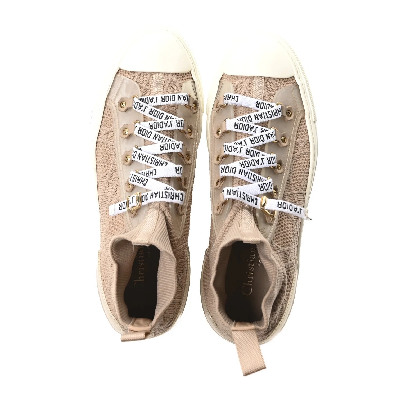 Technical Walk'n High Top Sneakers 38.5 Nude 2