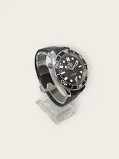 Omega Black Seamaster Diver 300M Steel and Rubber Strap 148428639 [P] 3