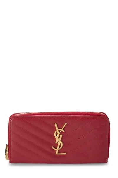 Grainy Zip Around Wallet 3