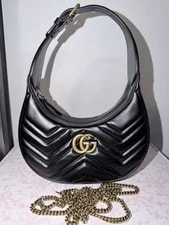 Gucci GG Marmont Half Moon Mini Auth 3