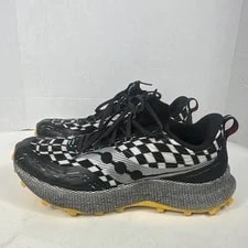 Saucony Endorphin Trail ’S 11.5 Running Hiking Shoes Checker Flag *Flaw 4