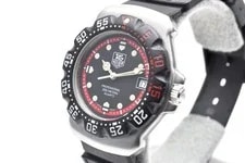 TAG Heuer Formula 1 WA1214 Quartz Black/Red Dial Date 34mm Watches 4