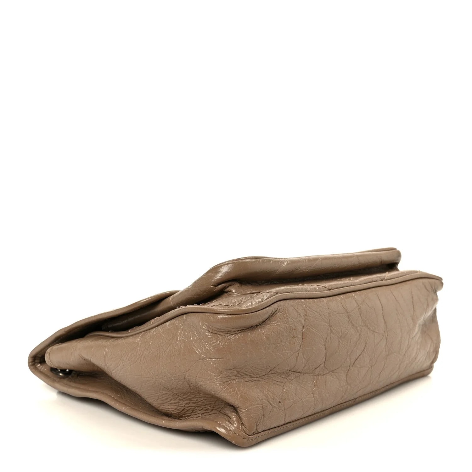 Crinkled Medium Niki Chain Satchel Light 4