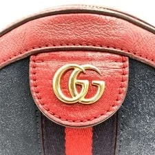 Gucci GG Marmont Sherry Line Mini Round Ophidia 550618 Leathe 2