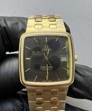 Omega — Omega Seamaster Quartz Gold Tone Two-Tone Original Bracelet Date — Watch — resale