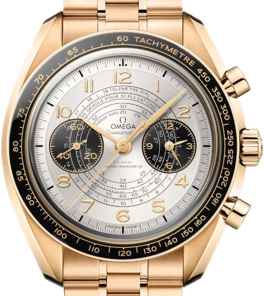 Omega Speedmaster Two Counters Chronograph 18K Moonshine™ Gold 2