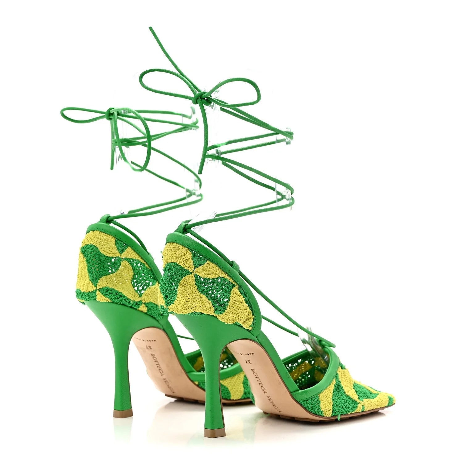 Crochet Stretch Ankle Tie 37 Kiwi Parakeet 4