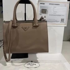 Prada — Prada Galleria Double Zipper With Dust and COA — Handbag — resale