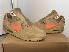 Off-White — Off-White AirMax 90 'Desert Ore'. Size US13, Lightly Worn — Sneaker — resale