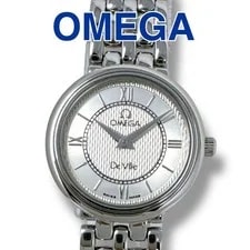 Omega — Omega de Ville Prestige Silver Dial Quartz SS — Watch — resale