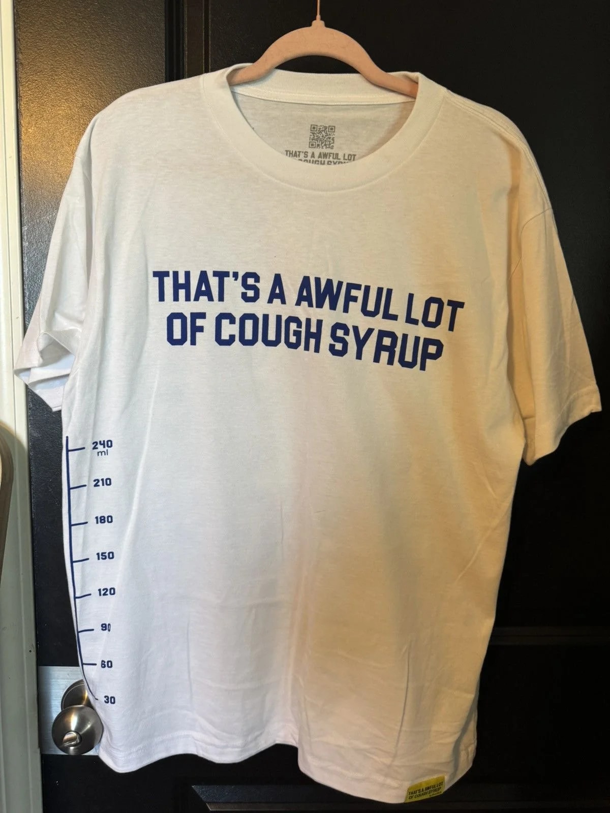Awful Lot of Cough Syrup Shirt — streetwear — resale