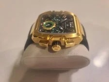 Ralph Christian Intrepid Sport Gold Case Black Rubber Strap 2