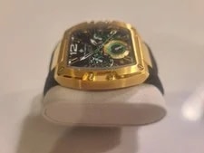 Ralph Christian Intrepid Sport Gold Case Black Rubber Strap 3