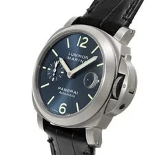 Panerai Luminor Marina PAM00282 (OP6770) Blue Titanium Automatic 40mm #W2112 2