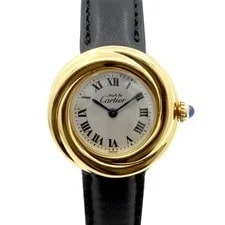 Cartier — Cartier W1010644 27mm Yellow Gold Plated Silver #UW351 — Watch — resale