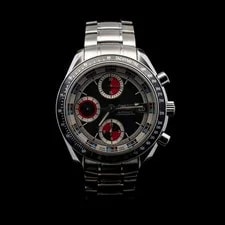 Omega — Omega Speedmaster Date “Casino Dial” | Black Dial w/Red Accents | Ref. 3210.52 I — Watch — resale