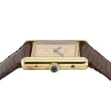 Must de Cartier Tank Multi Color Trinity Dial Vermeil Case 20.5mm X 28mm Manual 4