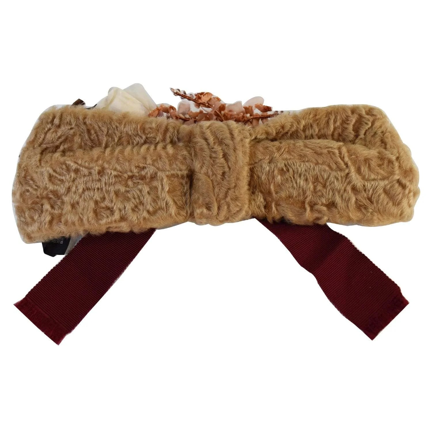 Gucci Fur Beetle Headband 2