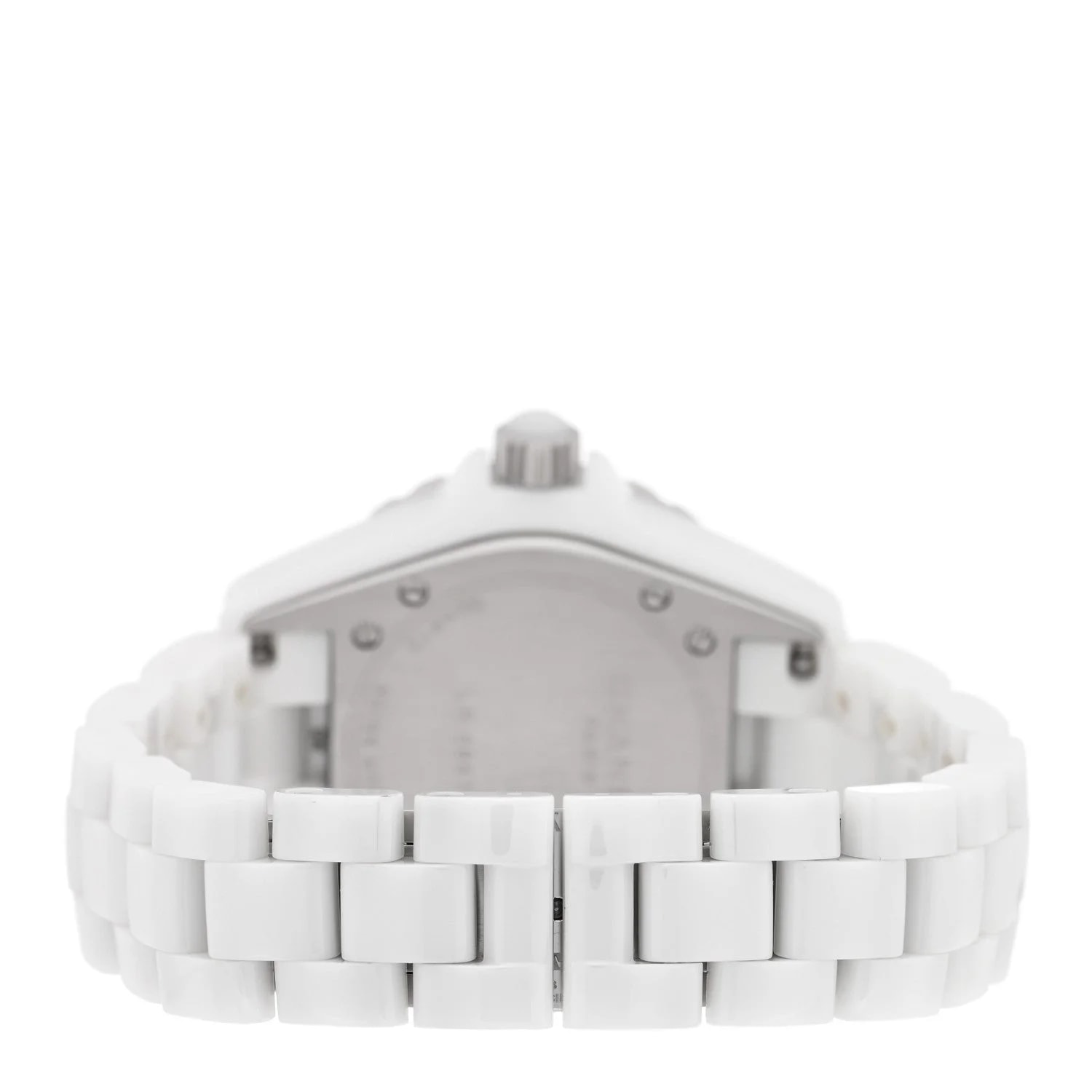 Stainless Steel Ceramic 33mm J12 Quartz White 3