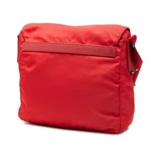 Prada Trimmed Zip Buckle Messenger 2