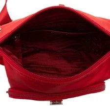 Prada Trimmed Zip Buckle Messenger 4