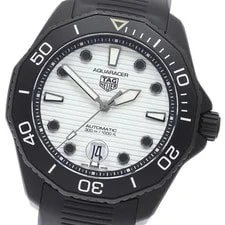 Tag Heuer — TAG Heuer WBP201D-0 Aquaracer Night Diver Date Automatic White Dial — Watch — resale