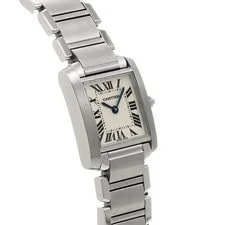 Cartier Tank W51008Q3 ( 2384) 18mm Stainless Steel Silver #WW7650 3