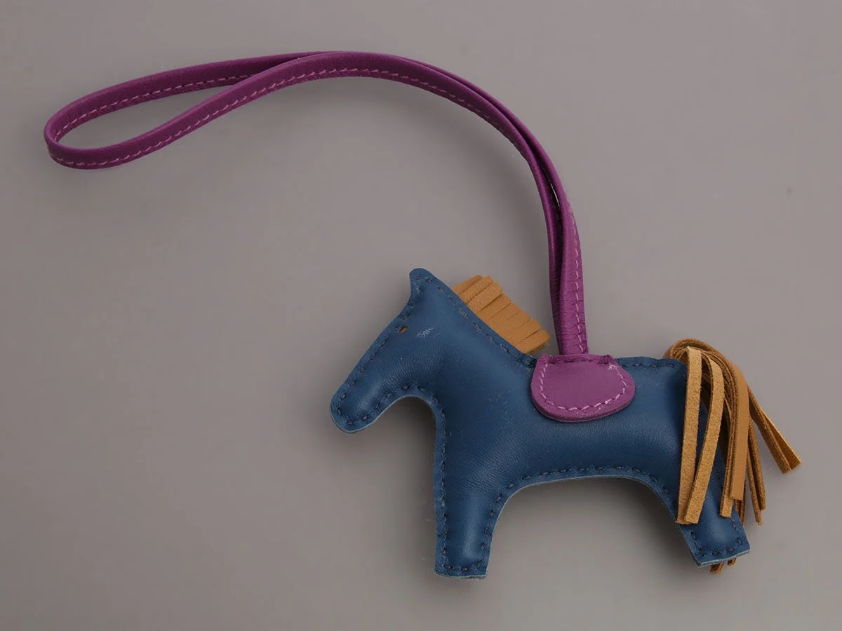Hermès Saphir Rodeo Grigri Bag Charm 2