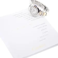Cartier Baron Blue SM W69007Z3 Silver Dial Quartz Watch_962834 2