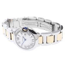 Cartier Baron Blue SM W69007Z3 Silver Dial Quartz Watch_962834 3