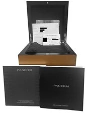 2023 Papers Panerai Luminor Stainless Steel Black 44mm PAM01086 Rubber BOX 2