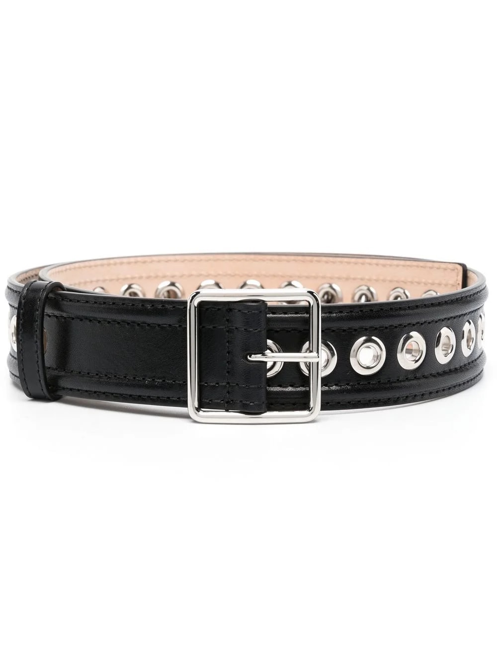 Alexander McQueen — Alexander Mcqueen Eyelet-Detail Belt — Accessory — resale