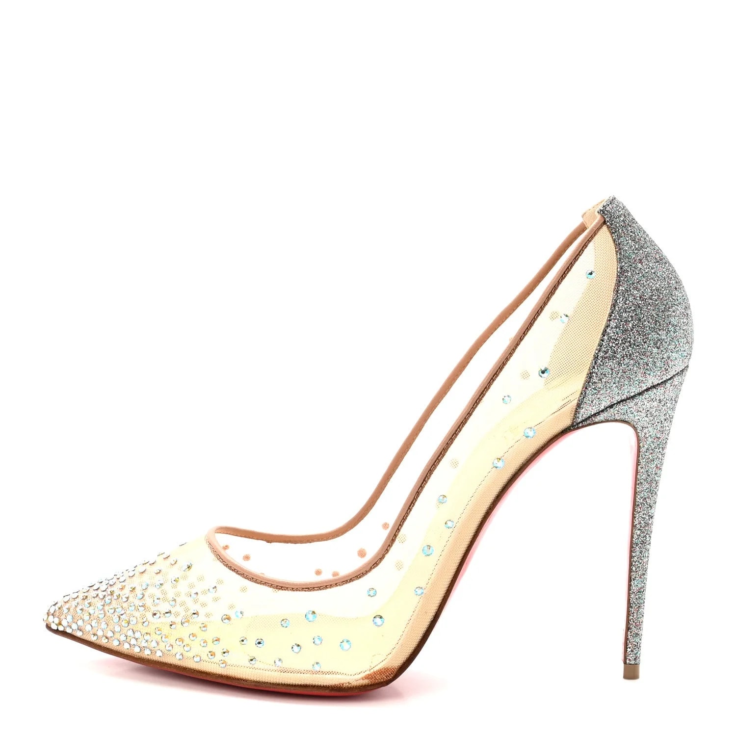Christian Louboutin — Strass Follies 100 41 Version Vosges — Designer Shoe — resale