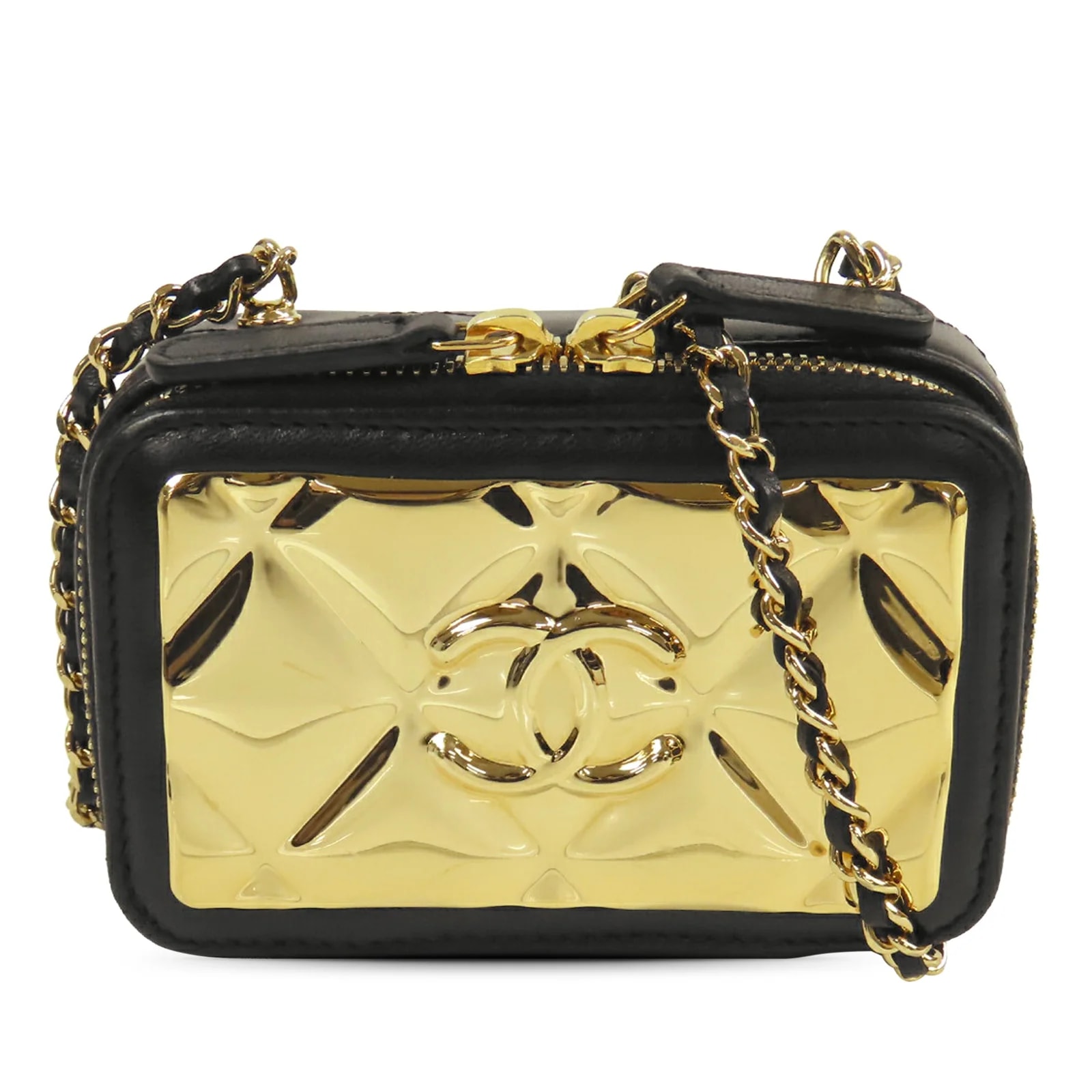 Chanel — Extra CC Golden Plate Vanity Crossbody — Handbag — resale