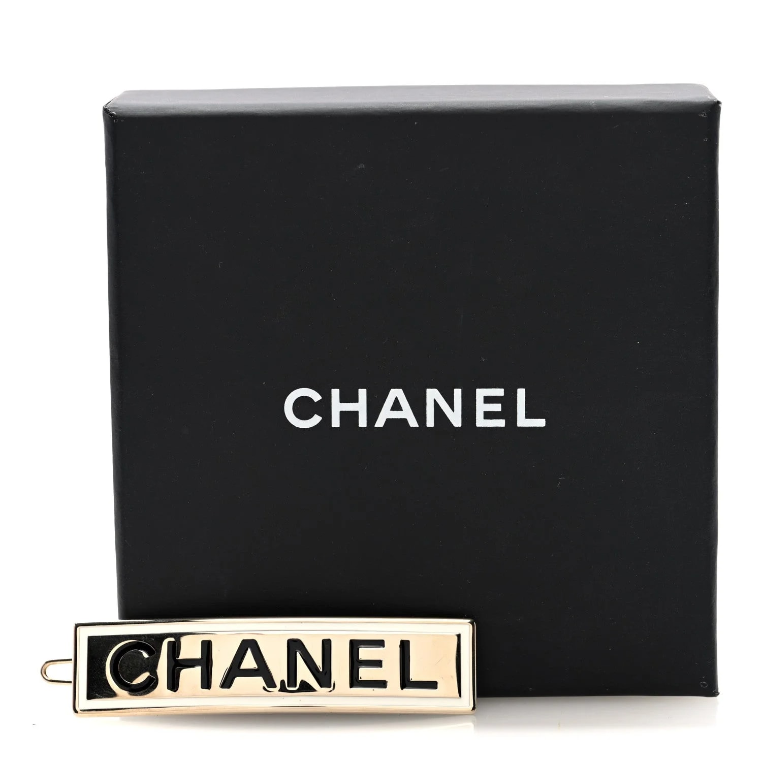 Metal Enamel Logo Hair Clip 4