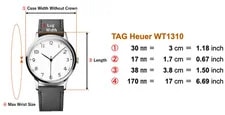 *Near / Paper* TAG Heuer Link WT1310 30mm Black Dial Quartz 3