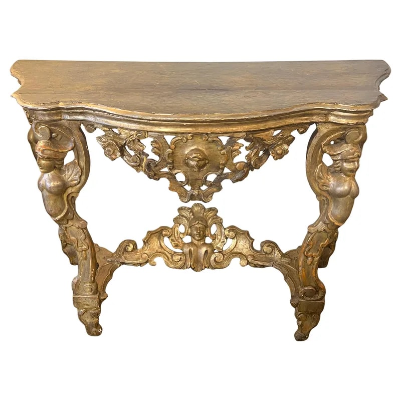 18th Century Italian Silver Gilt Console — Furniture — resale