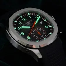 Patek Philippe Aquanaut Chronograph 42mm Black Steel Full SET 5968A 2