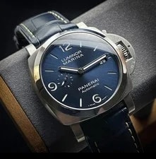 Panerai Luminor Blue Dial Automatic Steel 44mm PAM1313 PAM01313 No B+P 3
