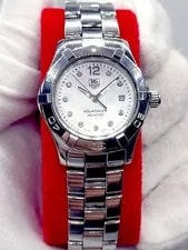 [N.] Tag Heuer Aquaracer Diamond Pink Dial WAF141A 2