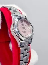 [N.] Tag Heuer Aquaracer Diamond Pink Dial WAF141A 4