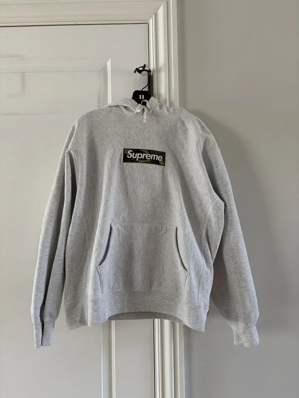 Supreme — Supreme Camo Box Logo 2023 Hoodie — streetwear — resale