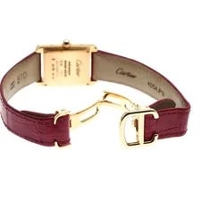 Cartier Tank Louis SM WJTA0010 22mm PG Silver #C1579 4
